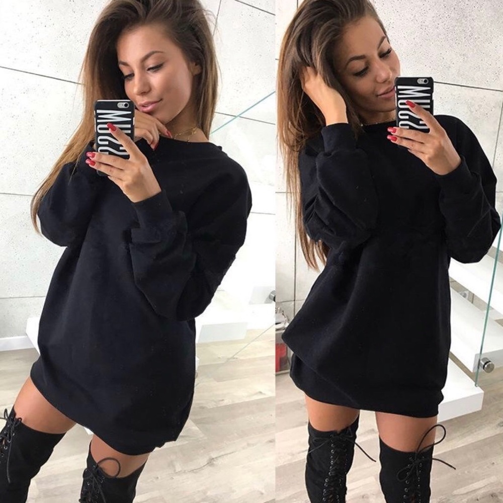 Oversized sweater dress - Picture 3 of 4